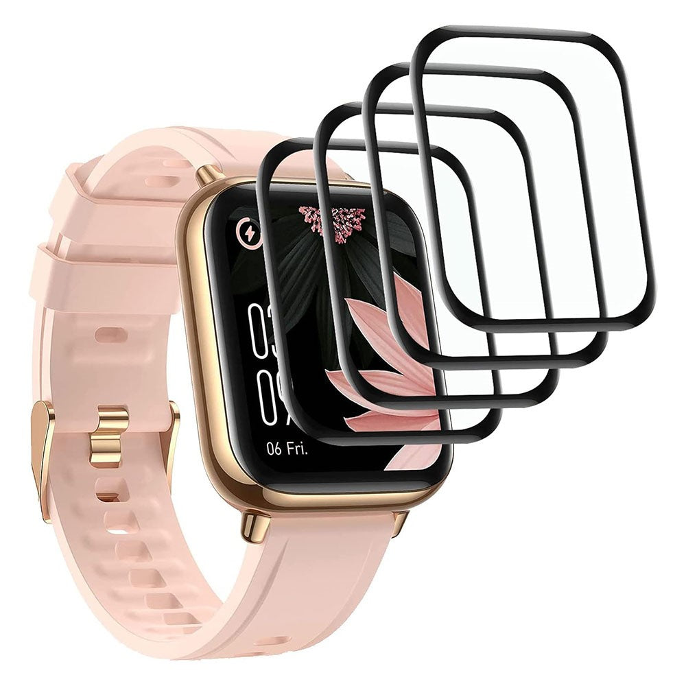 4Bump ResistantS AGPTEK LW31 Scratch Resistant Film Soft 3D Smartwatch Screen Protector#serie_1
