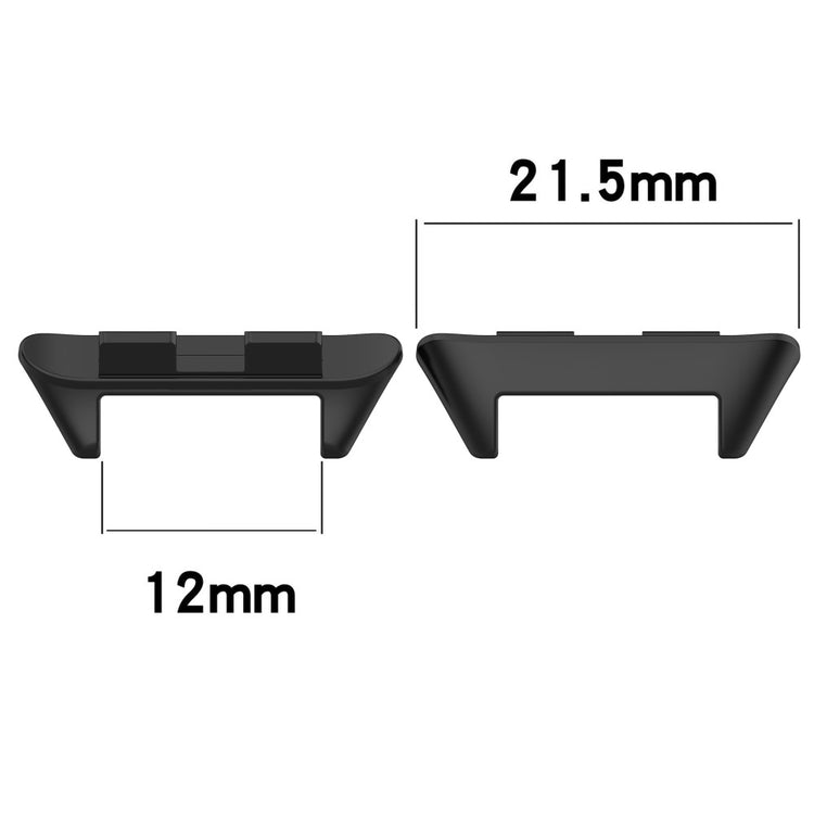 1 Pair Honor Band 9 Stainless Steel Wrist Strap Connector Watch Band Adapter - Black#serie_009