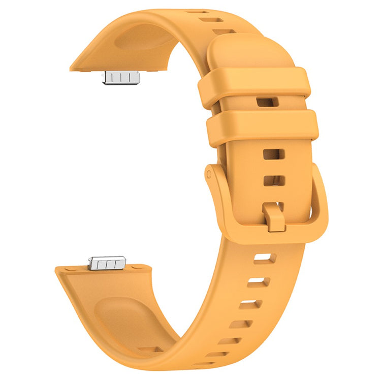 Huawei Watch Fit 3 Replacement Wrist bandsoft Silicone Watch Strap - Yellow#serie_6