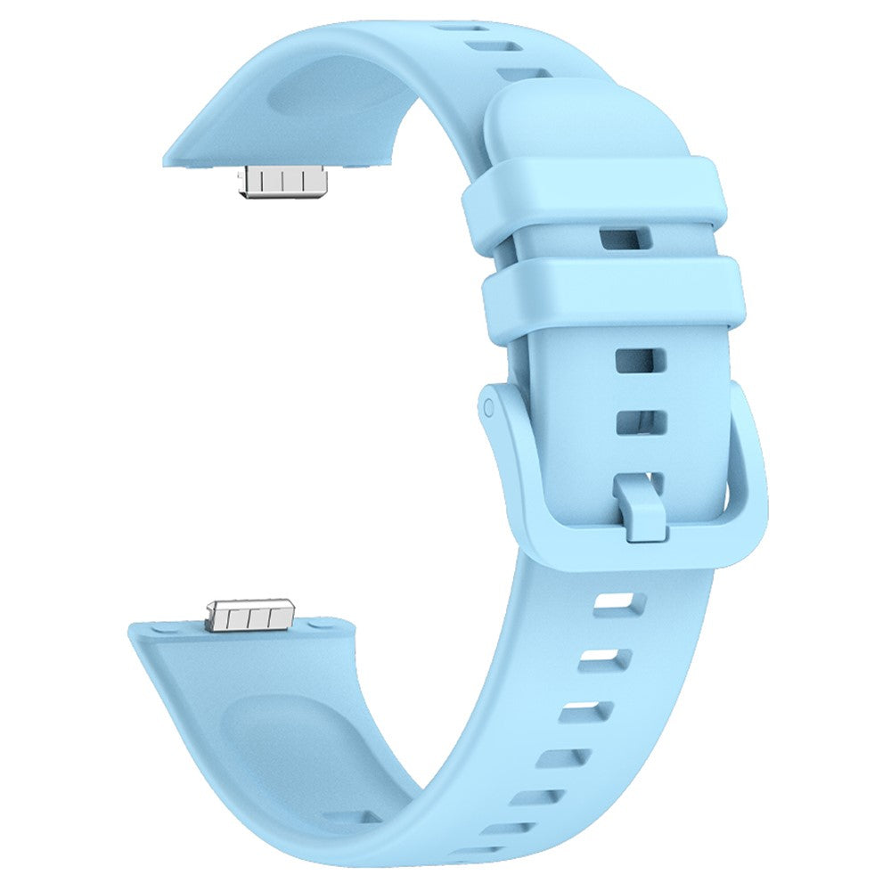 Huawei Watch Fit 3 Replacement Wrist bandsoft Silicone Watch Strap - Baby Blue#serie_15