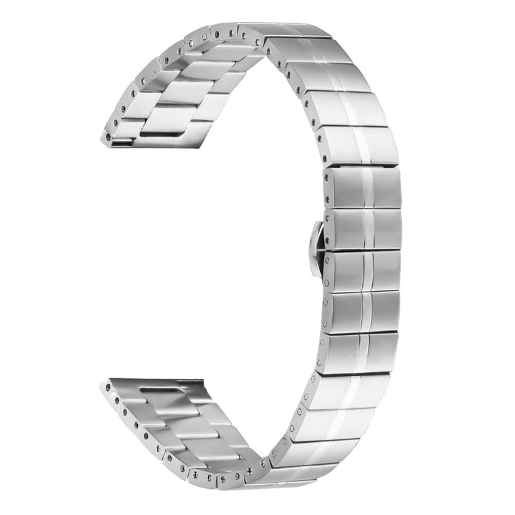 Huami Amazfit Bip / Bip Lite Stainless Steel Strap Line Design Replacement Wrist Band - Silver#serie_008