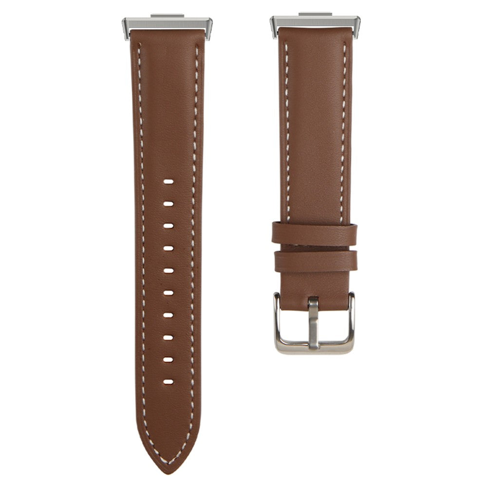 Huawei Watch Fit 3 Genuine Cow Leather Band Slim Watch Strap - Brown#serie_7