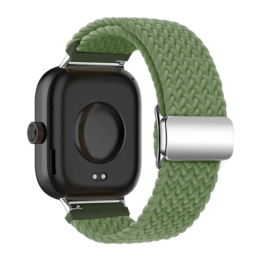 Xiaomi Smart Band 8 Pro / Redmi Watch 4 Loop Strap Magnetic Buckle Woven Watch Band - Cactus Green#serie_20