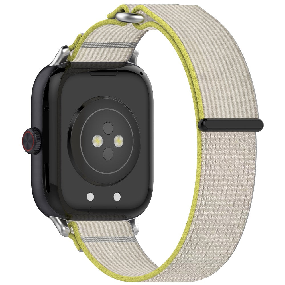 vivo Watch GT Braided Wristband Nylon Sport Loop Watch Band - Yellow+Grey#serie_4