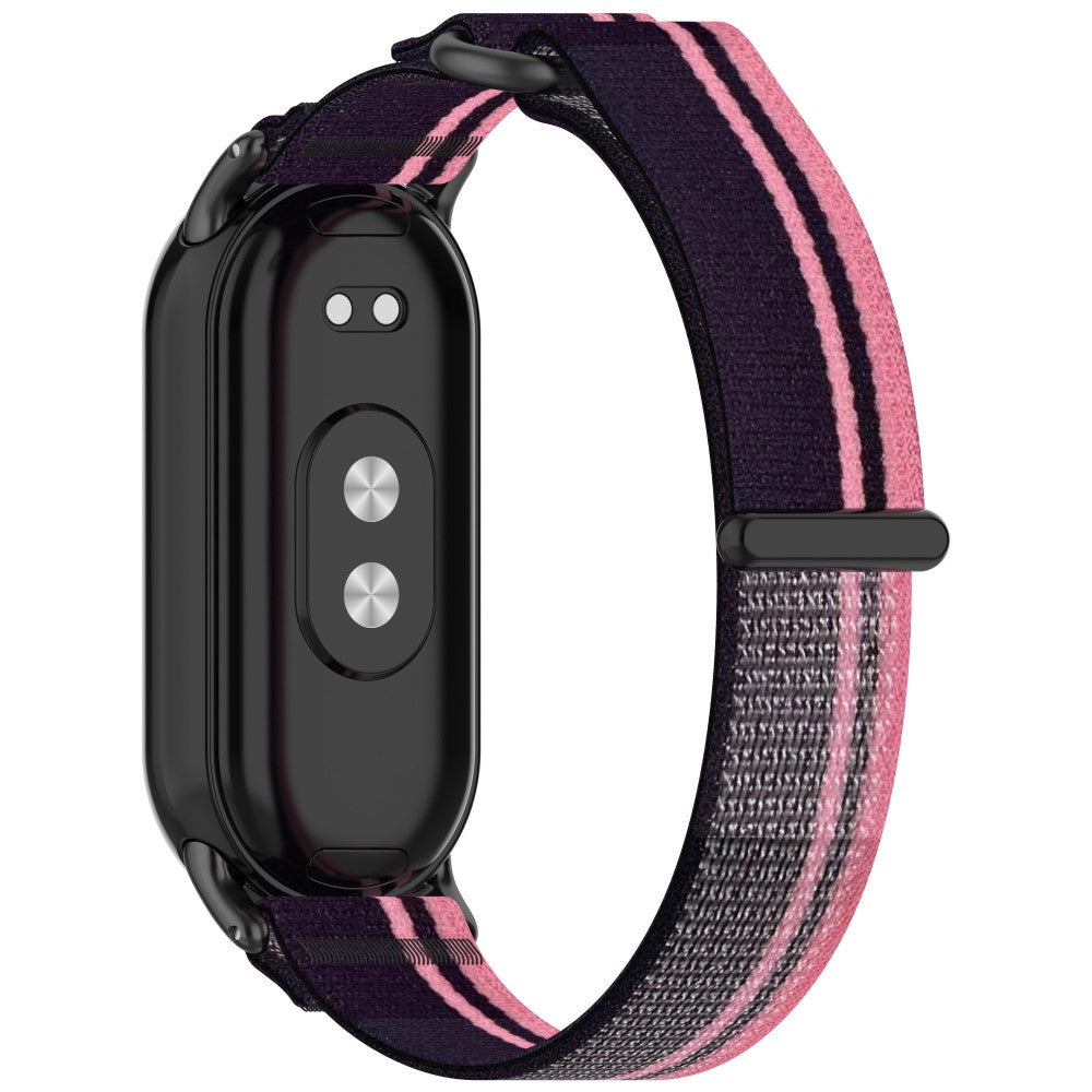 Xiaomi Smart Band 8 / Smart Band 8 NFC Watch Strap Breathable Nylon Sport Strap - Pink+Purple#serie_2