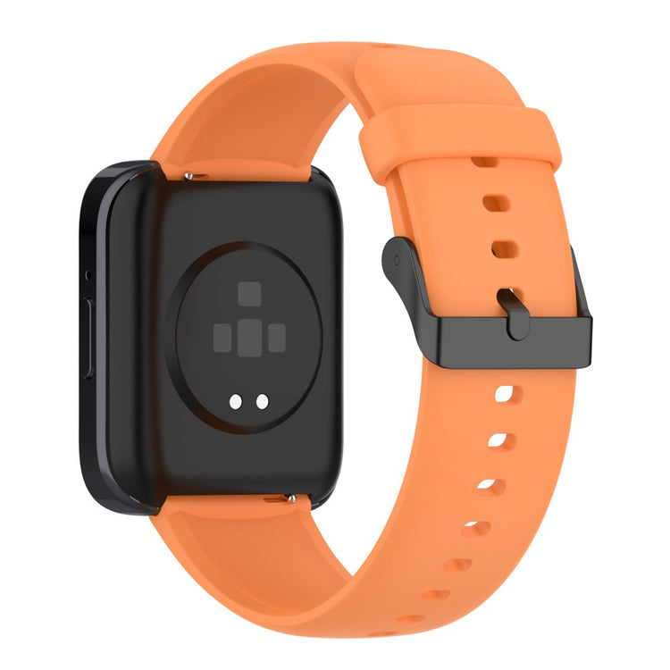 SKG V9 / V9 Pro / Huami Amazfit Bip 5 / Bip 5 Unity Watch Strap Liquid Silicone Band Replacement - Orange#serie_1