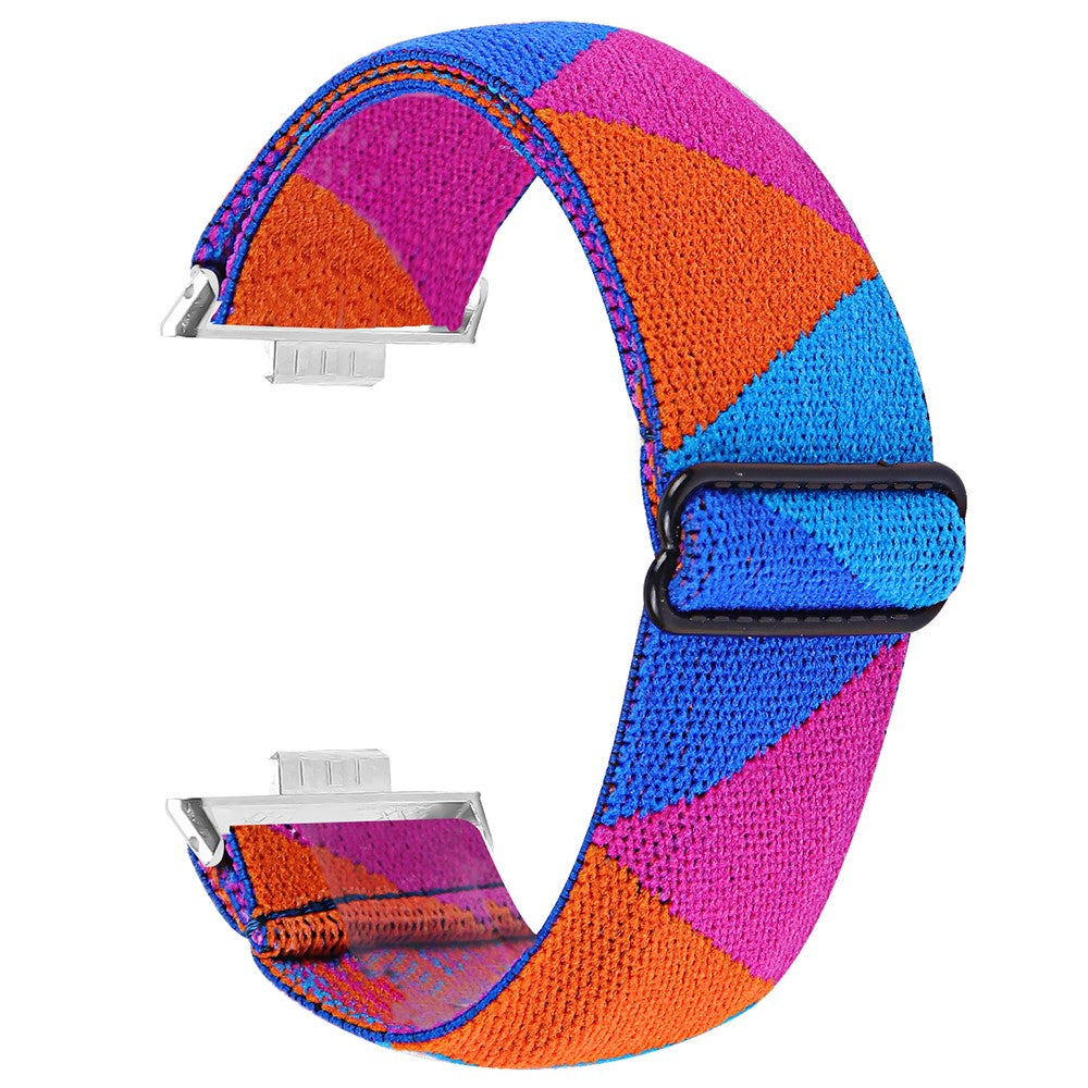 Huawei Watch Fit 3 Nylon Watch Strap Pattern Print Adjustable Elastic Wrist Band - 21##serie_13