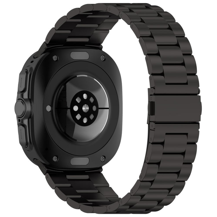 Samsung Galaxy Watch Ultra 47mm Metal Watch Band Three-Beads Steel Wrist Strap - Black#serie_1