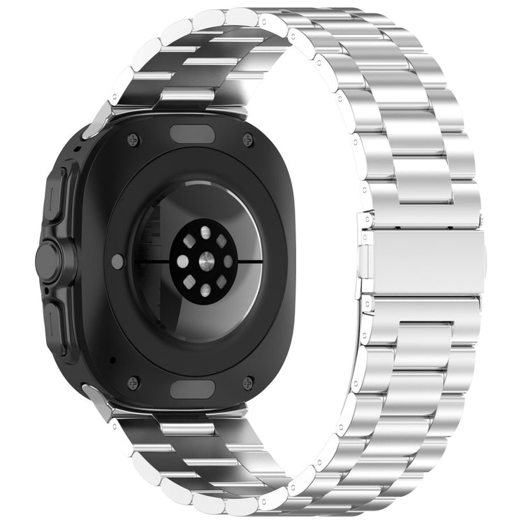 Samsung Galaxy Watch Ultra 47mm Metal Watch Band Three-Beads Steel Wrist Strap - Silver#serie_4