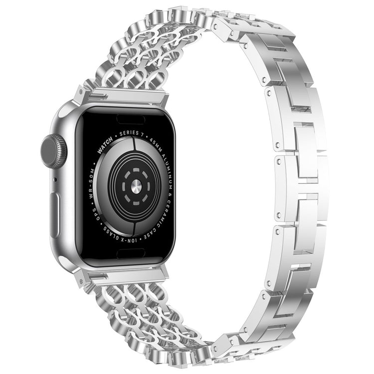 Apple Watch Series 41mm - 40mm - 38mm Zinc Alloy Band Replacement Watch Strap - Silver#serie_3