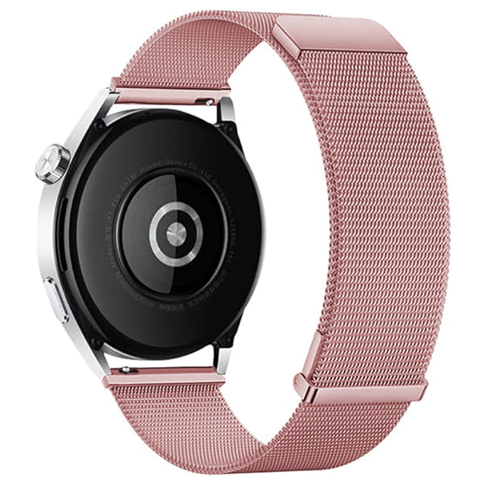 KALEBOL Huawei Watch GT 3 Pro 43mm Stainless Steel Milanese Strap 20mm Magnetic Watch Band - Rose Pink#serie_5