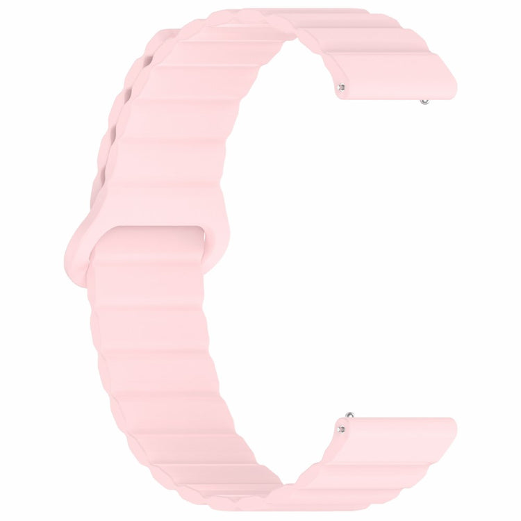 Garmin Forerunner 255S Magnetic Silicone Band Universal 18mm Adjustable Watch Strap - Pink#serie_8