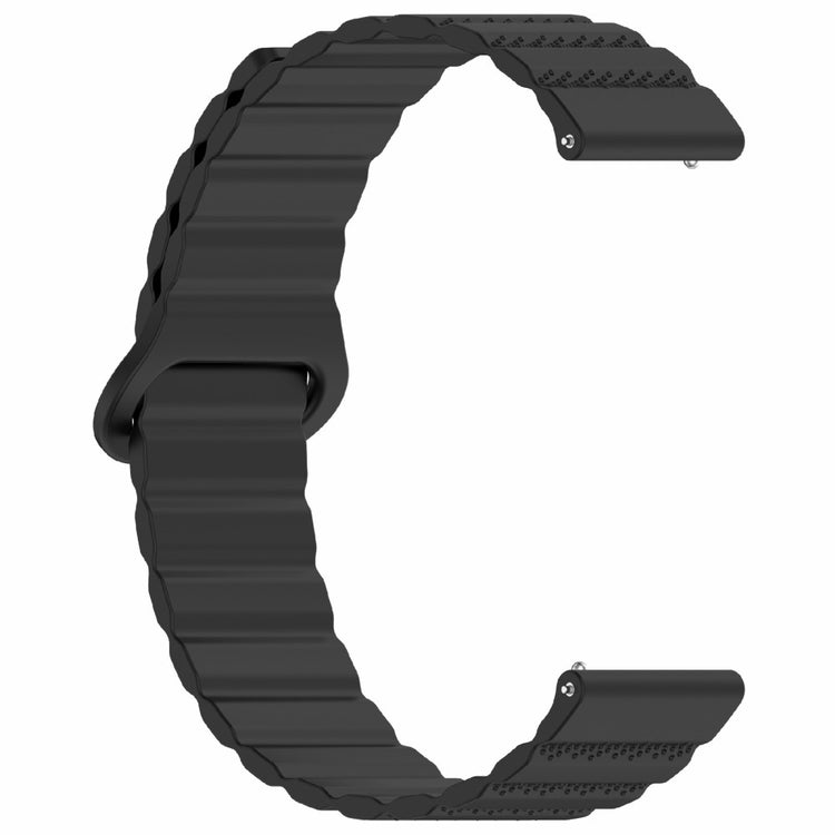 Huawei Watch 4 / 4 Pro / GT 4 46mm Magnetic Strap 22mm Universal Silicone Watch Band - Black#serie_8