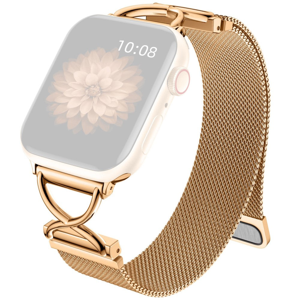 Apple Watch Series 9 8 7 41mm / 6 5 4 SE SE (2022) SE (2023) 40mm / 1 2 3 38mm Metal Strap Wrist Band - Rose Gold#serie_3