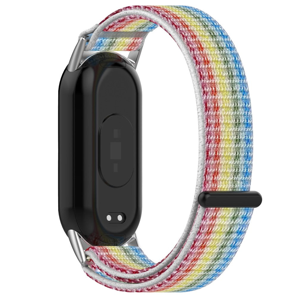 Xiaomi Mi Band 9 NFC / 9 / Smart Band 8 NFC / 8 Nylon Wrist Strap Bracelet Band with Magic Tape - Rainbow#serie_2