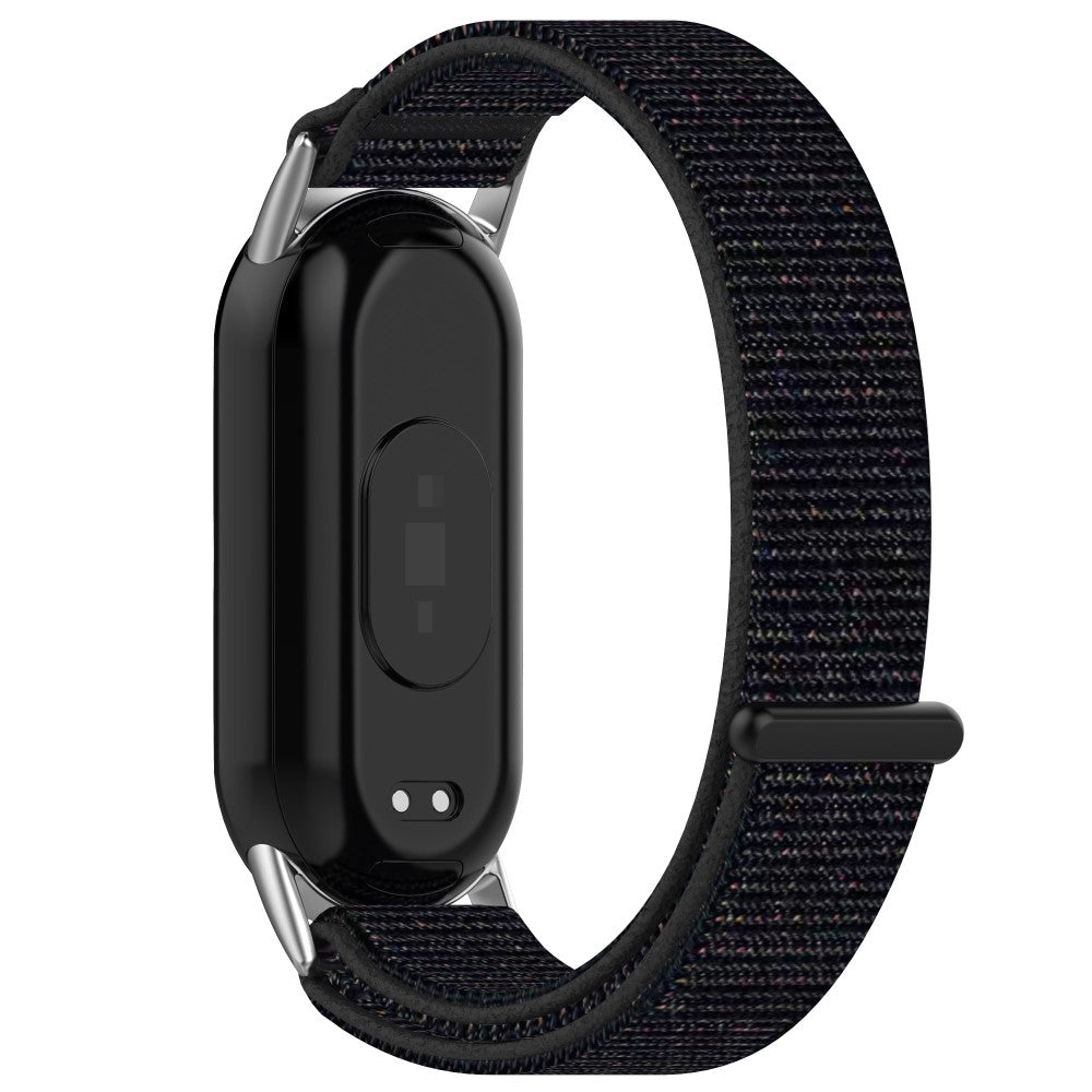 Xiaomi Mi Band 9 NFC / 9 / Smart Band 8 NFC / 8 Nylon Wrist Strap Bracelet Band with Magic Tape - Black#serie_3