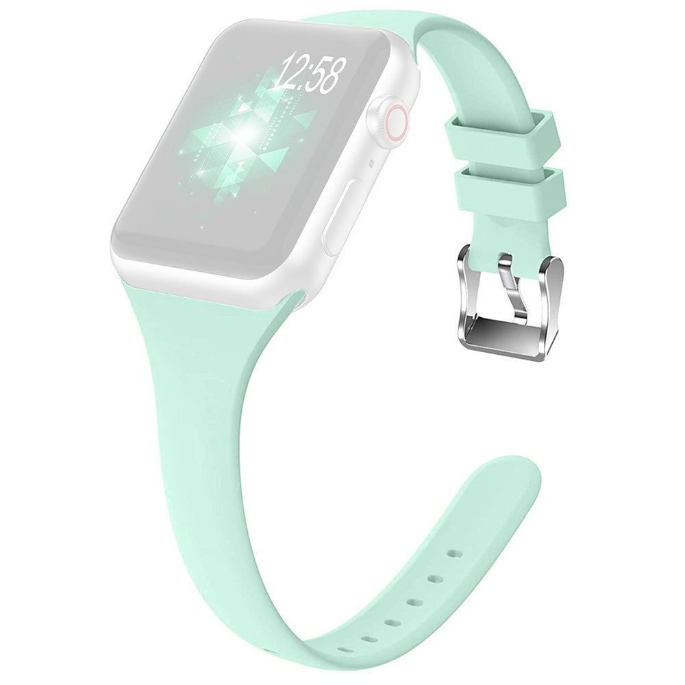 Apple Watch Series 49mm - 45mm - 44mm - 42mm Strap Silicone Sport Watch Band - Light Green#serie_10