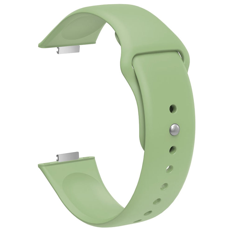 Huawei Watch Fit 3 Replacement Strap Silicone Watch Band with Silver Buckle - Green#serie_11