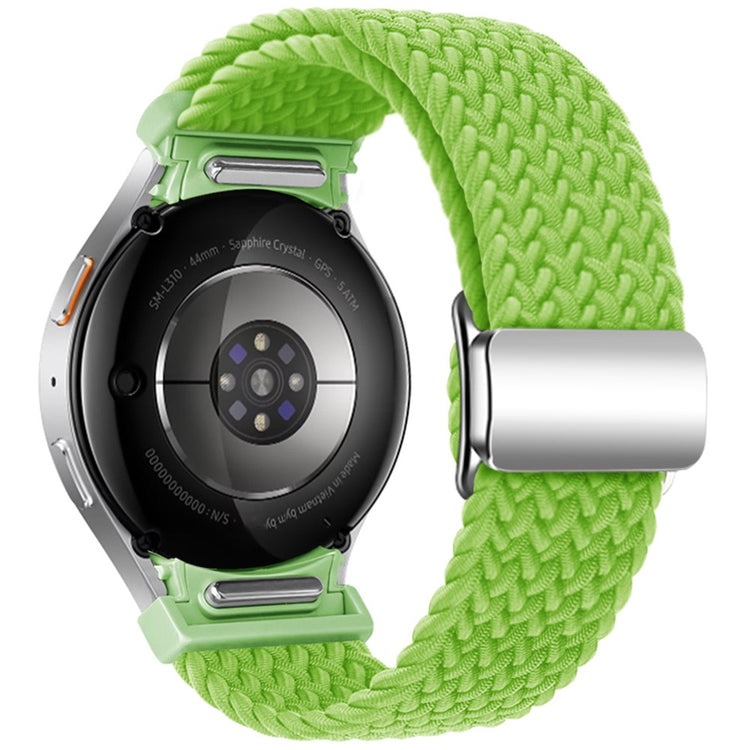 Samsung Galaxy Watch 20mm Braided Watch Band Magnetic Strap - Yellow Green#serie_10