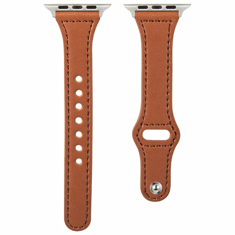 KALEBOL Apple Watch Series 49mm - 45mm - 44mm - 42mm Watch Strap, Small Buckle - Brown#serie_1