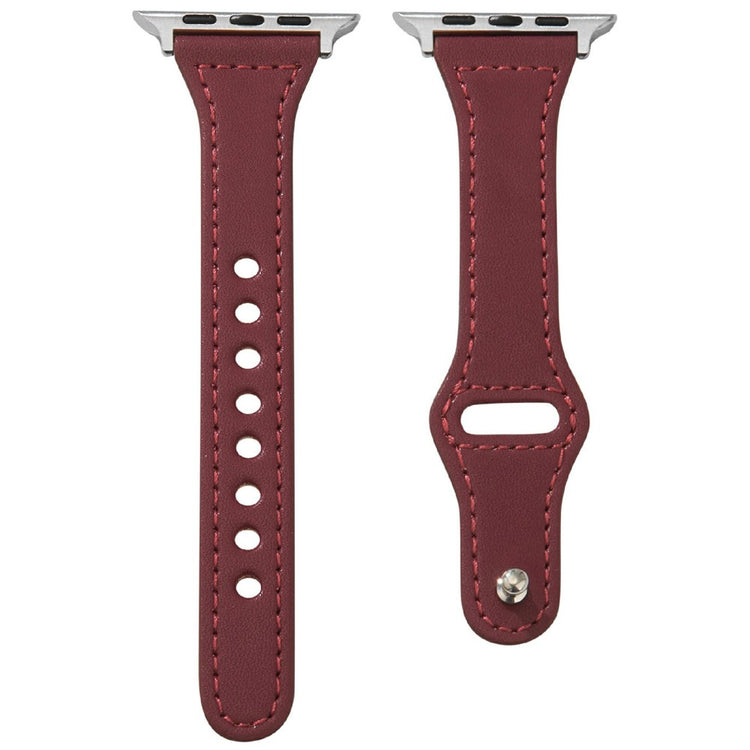 KALEBOL Apple Watch Series 49mm - 45mm - 44mm - 42mm Watch Strap, Small Buckle - Wine Red#serie_8