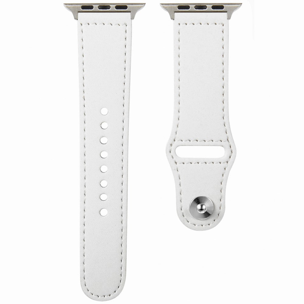 KALEBOL Apple Watch Series 49mm - 45mm - 44mm - 42mm Watch Strap, Large Buckle - White#serie_2