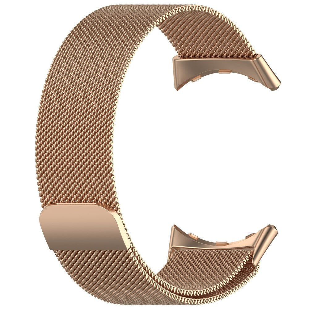 Google Pixel Watch 3 45mm Milanese Band Stainless Steel Magnetic Mesh Watch Strap - Rose Gold#serie_5