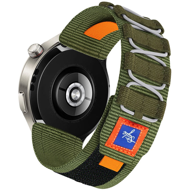 22mm Nylon Sport Band Huawei Watch GT 4 46mm / Watch 4 Pro / Watch 4 Wrist Strap Replacement - Army Green#serie_5