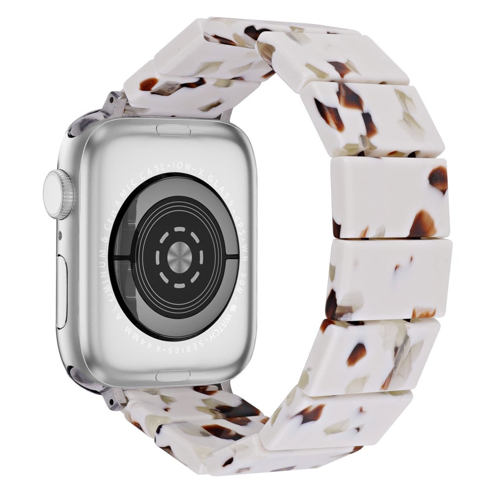 Apple Watch Series 41mm - 40mm - 38mm Resin Blocks Strap - Nougat#serie_8