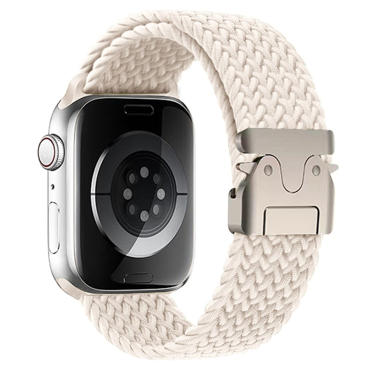 Strap Apple Watch Series 41mm - 40mm - 38mm Woven Watch Band - Starlight#serie_19