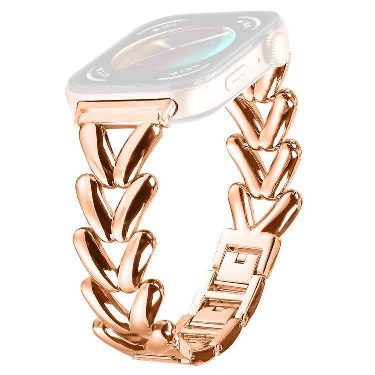 Zinc Alloy Watch Band Huawei Watch Fit 3 Twisted Metal Watch Strap Replacement - Rose Gold#serie_3