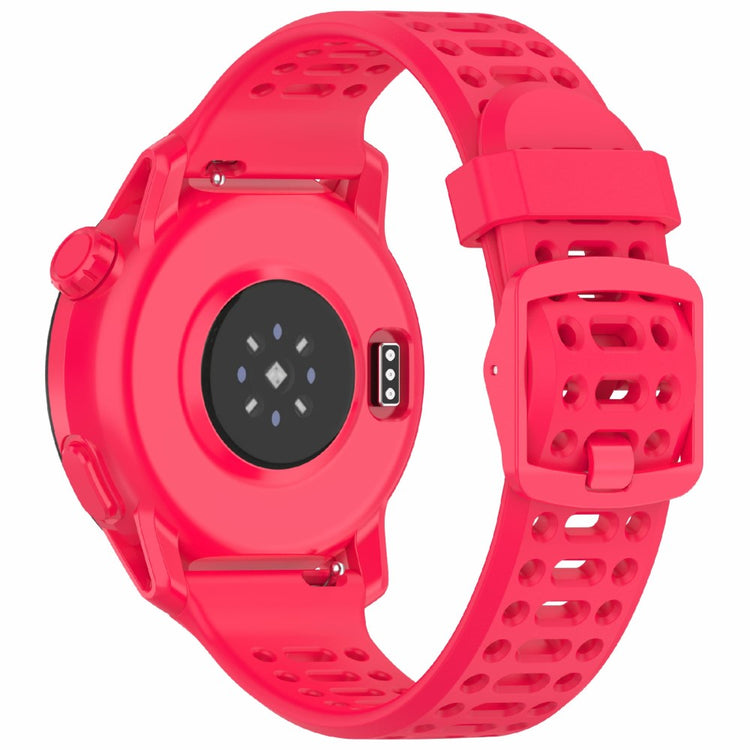 Coros Pace 2 / Apex 2 / Apex 42mm Silicone Watch Band Solid Color 20mm Watch Strap - Red#serie_5