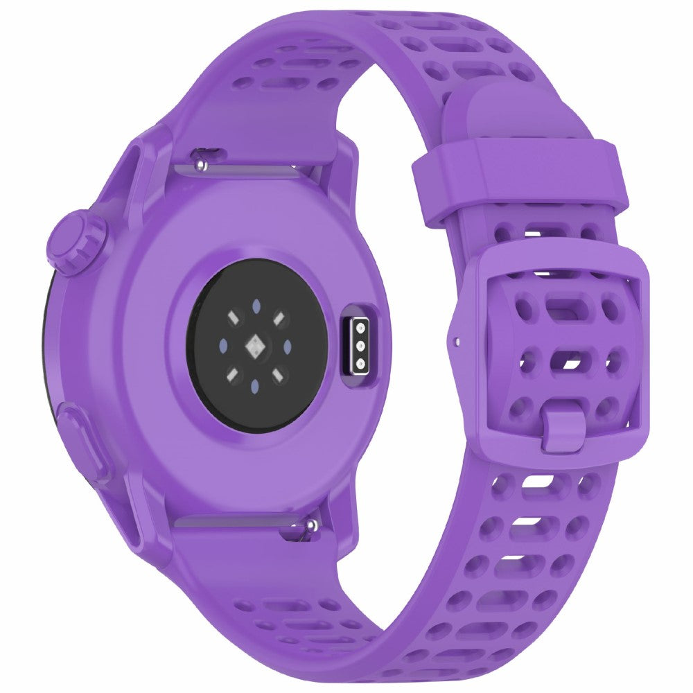 Coros Pace 2 / Apex 2 / Apex 42mm Silicone Watch Band Solid Color 20mm Watch Strap - Purple#serie_6