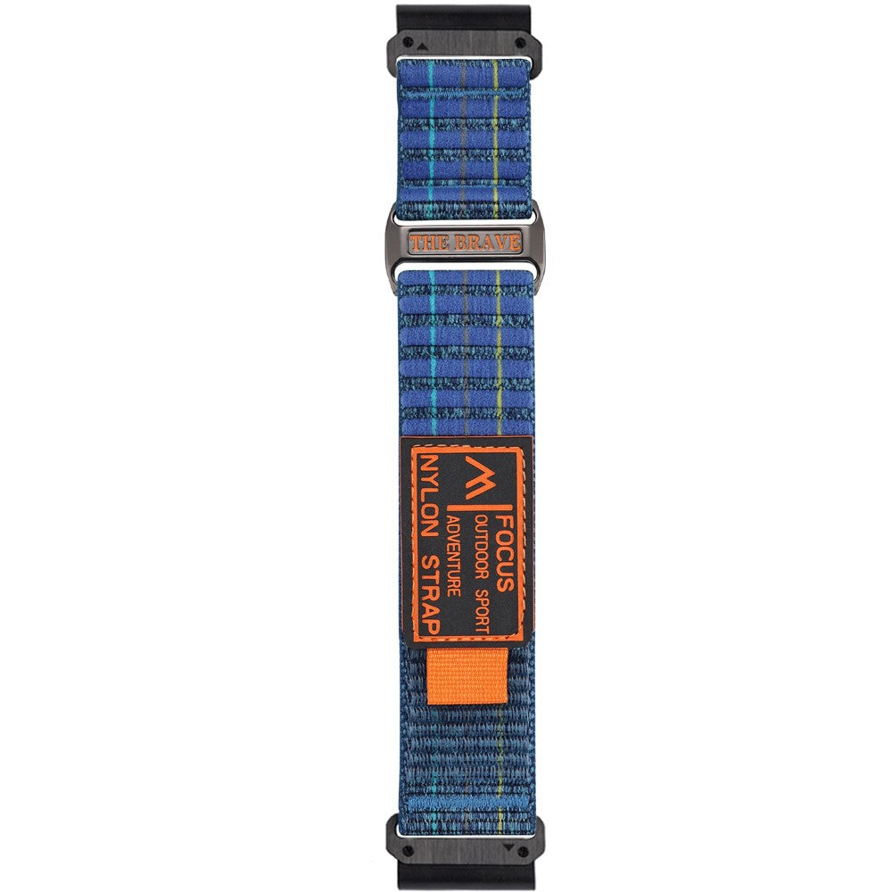 Garmin Fenix 8 47mm / Fenix E 47mm Magic Tape Nylon Strap Universal 22mm Watch Band - Blue#serie_7