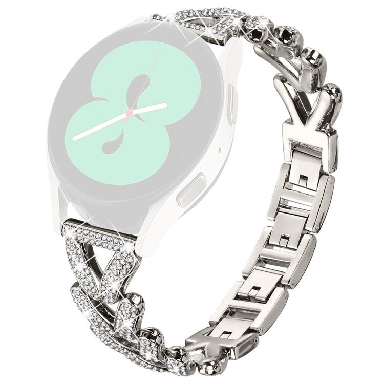 Metal Twisted Watch Band Rhinestone Decor Huami Amazfit GTS 4 Mini Watch Strap - Starlight#serie_1