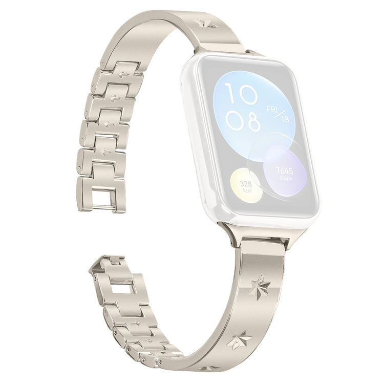 Replacement Strap Xiaomi Redmi Watch 4 Metal Watch Band Snowflake Pattern - Starlight#serie_4