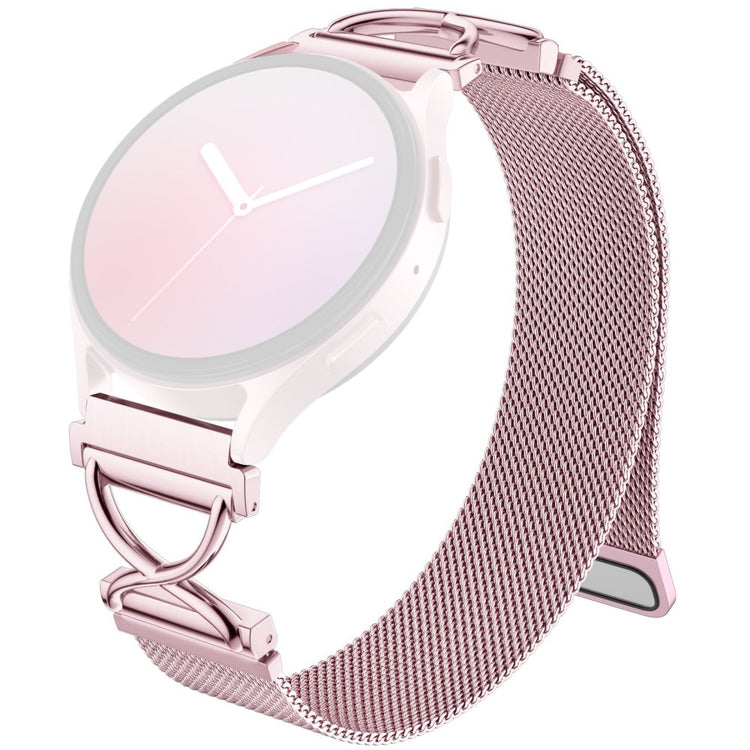 Milanese Band Coros Apex 2 Electroplated Stainless Steel Magnetic Watch Strap with X-Shaped Connector - Rose Pink#serie_3