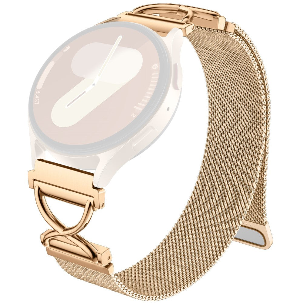 Milanese Band Coros Apex 2 Electroplated Stainless Steel Magnetic Watch Strap with X-Shaped Connector - Rose Gold#serie_4