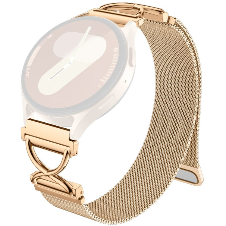 Milanese Band Coros Apex 2 Electroplated Stainless Steel Magnetic Watch Strap with X-Shaped Connector - Rose Gold#serie_4