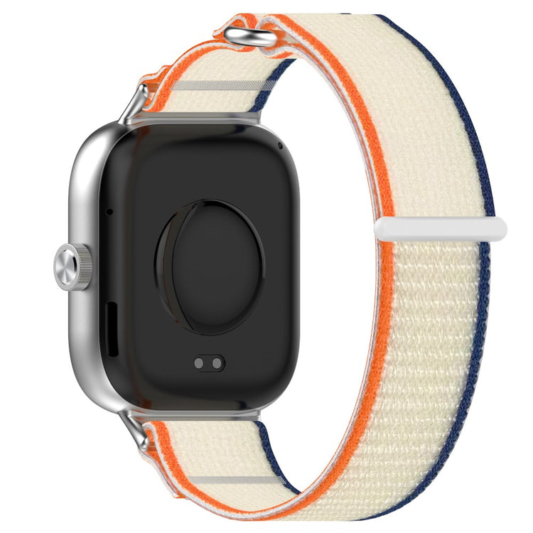 Nylon Strap Xiaomi Smart Band 9 Pro / 8 Pro / Redmi Watch 4 Adjustable Sports Loop Watch Strap - Orange+Beige#serie_2
