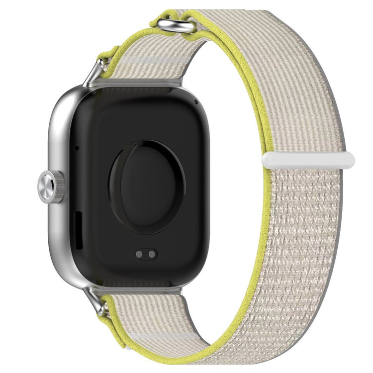 Nylon Strap Xiaomi Smart Band 9 Pro / 8 Pro / Redmi Watch 4 Adjustable Sports Loop Watch Strap - Yellow+Grey#serie_4