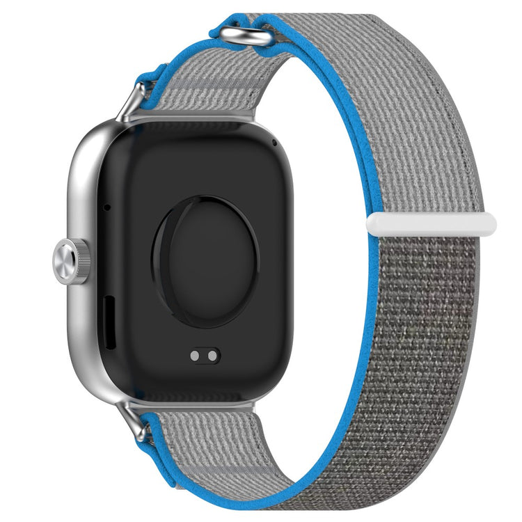 Nylon Strap Xiaomi Smart Band 9 Pro / 8 Pro / Redmi Watch 4 Adjustable Sports Loop Watch Strap - Blue+Grey#serie_5