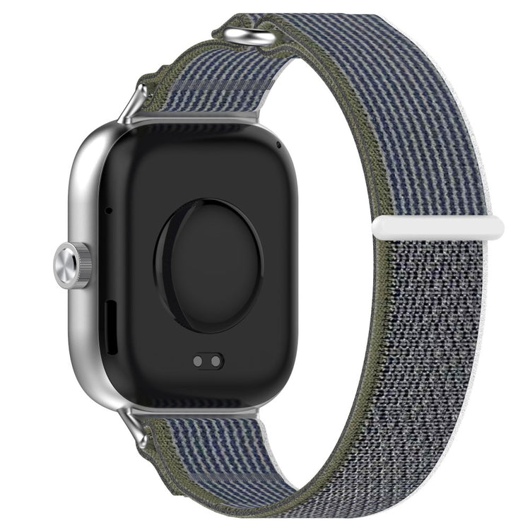 Nylon Strap Xiaomi Smart Band 9 Pro / 8 Pro / Redmi Watch 4 Adjustable Sports Loop Watch Strap - Green+Grey#serie_6