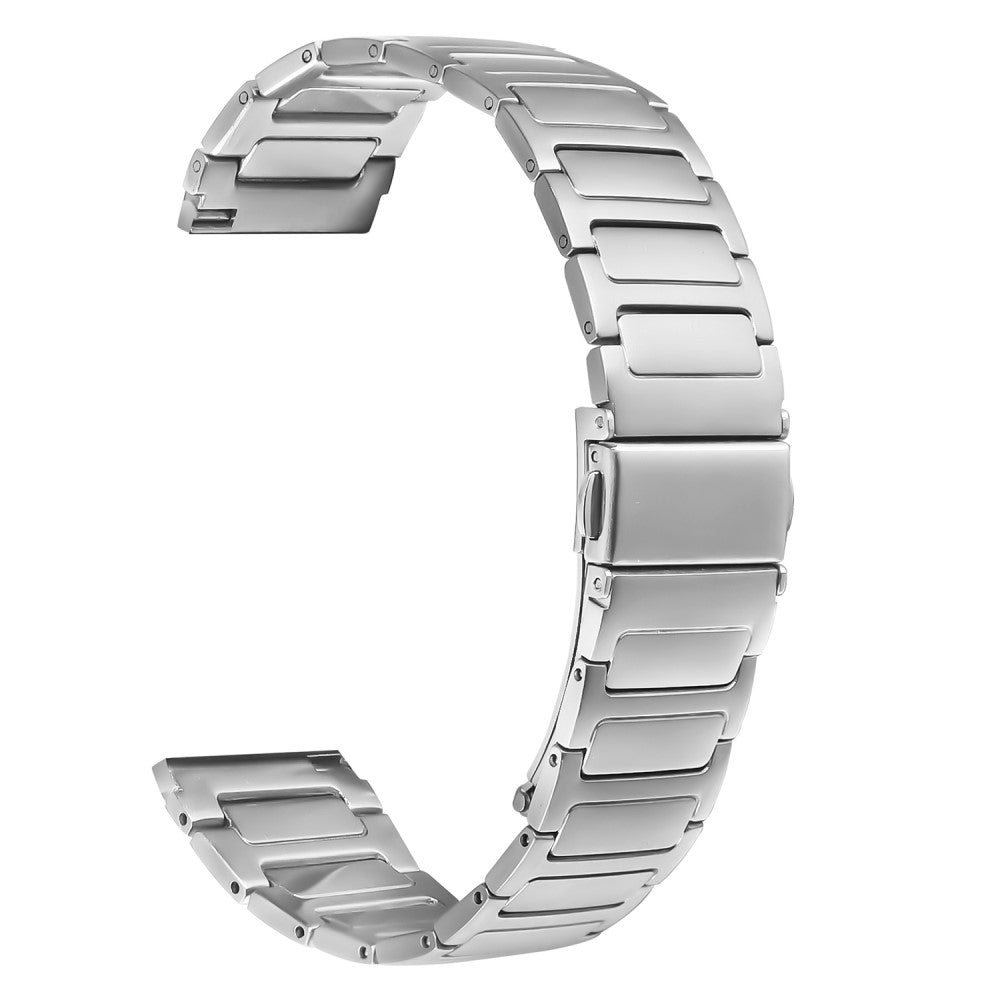 Garmin Forerunner 265 Watch Band Silver Stainless Steel Metal Watch Strap#serie_1