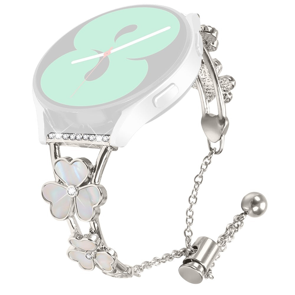 Realme Techlife Watch S100 Watchband Heart Clover Decor Zinc Alloy Metal Strap - Starlight#serie_4
