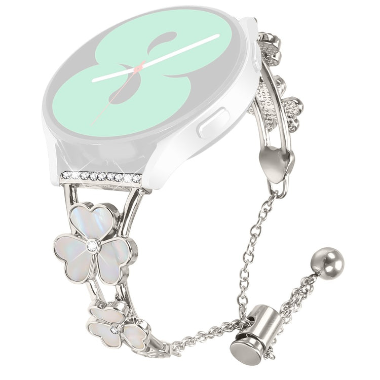 Realme Techlife Watch S100 Watchband Heart Clover Decor Zinc Alloy Metal Strap - Starlight#serie_4