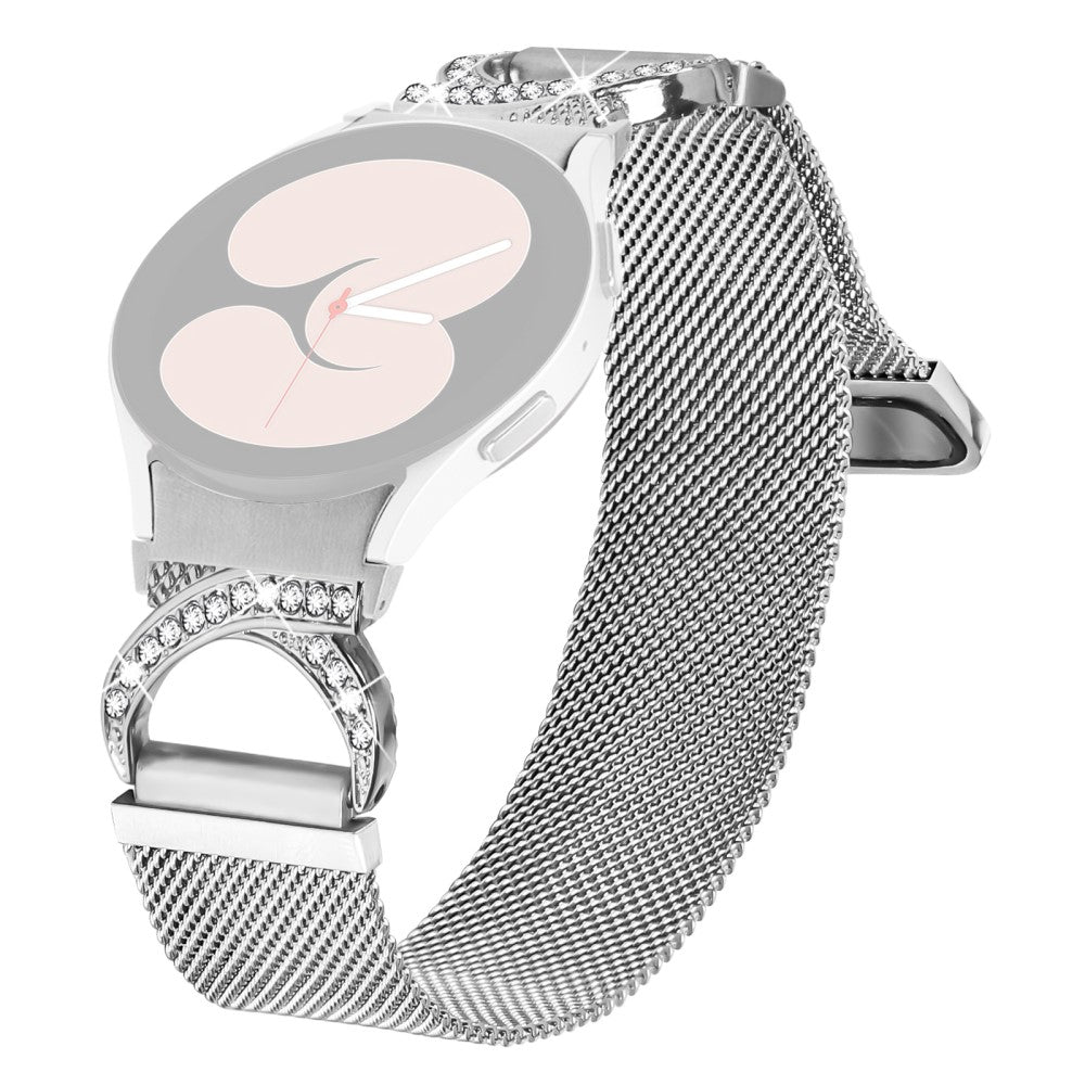 Watch Strap with Connector Samsung Galaxy Watch7 Metal Watch Band Rhinestone Decor#serie_1