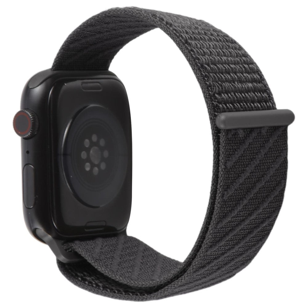 Watch Band Apple Watch Series 49mm - 45mm - 44mm - 42mm Nylon Sport Loop Strap - Black#serie_3