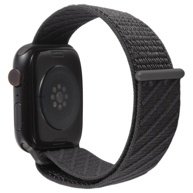 Watch Band Apple Watch Series 49mm - 45mm - 44mm - 42mm Nylon Sport Loop Strap - Black#serie_3