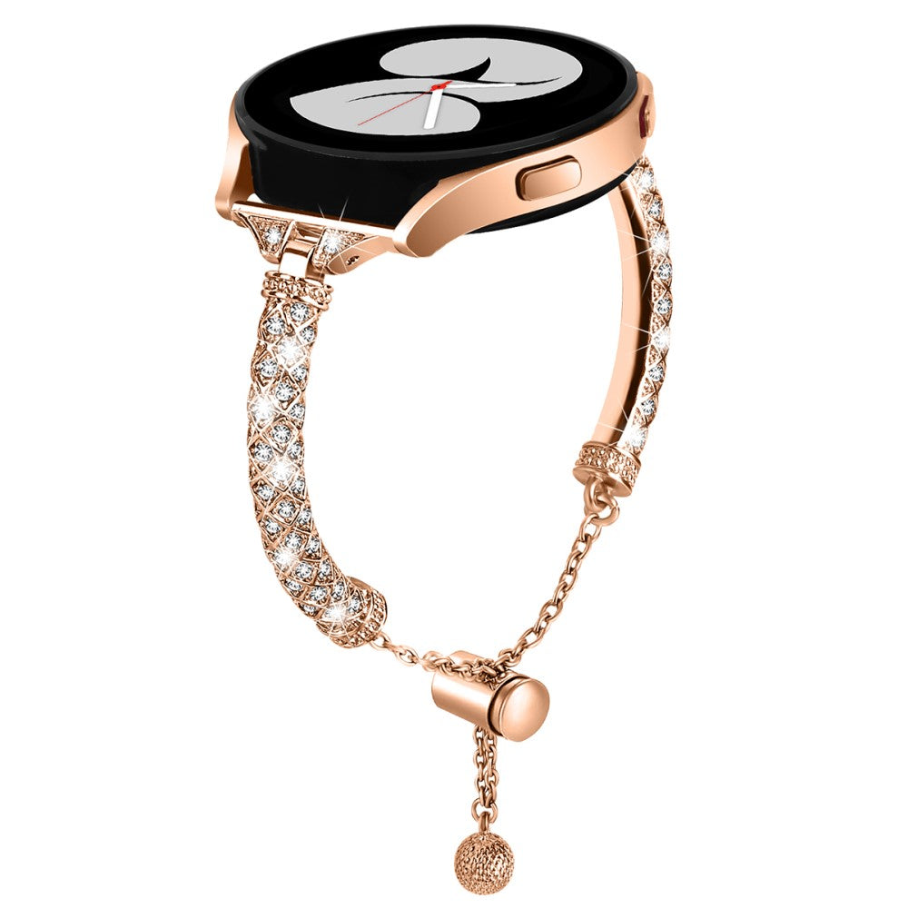 Godt Metal Og Rhinsten Universal Rem passer til Samsung Smartwatch - Pink#serie_3